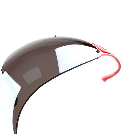 Christian Dior “DIOR SKI 1”  Vintage Red Shield Mask Sunglasses