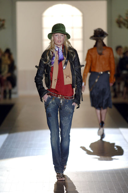 DSQUARED2 FW2005 Vintage "A Friend Named Jesus" Skinny Jeans  