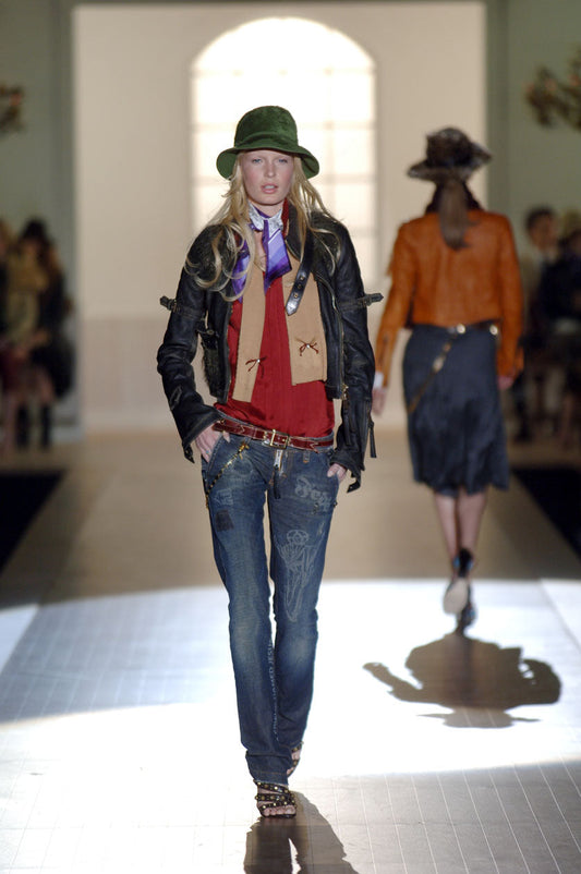 DSQUARED2 FW2005 Vintage "A Friend Named Jesus" Skinny Jeans  