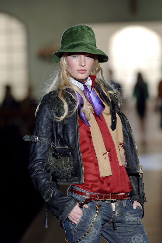 DSQUARED2 FW2005 Vintage "A Friend Named Jesus" Skinny Jeans  