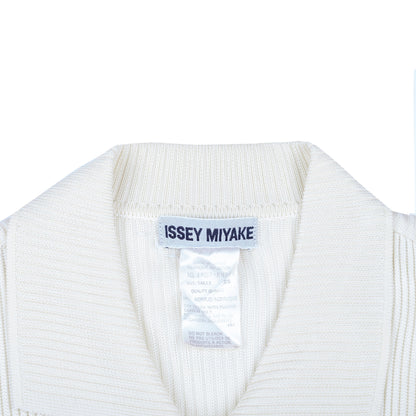 Issey Miyake Knit Nude Back-Less Top