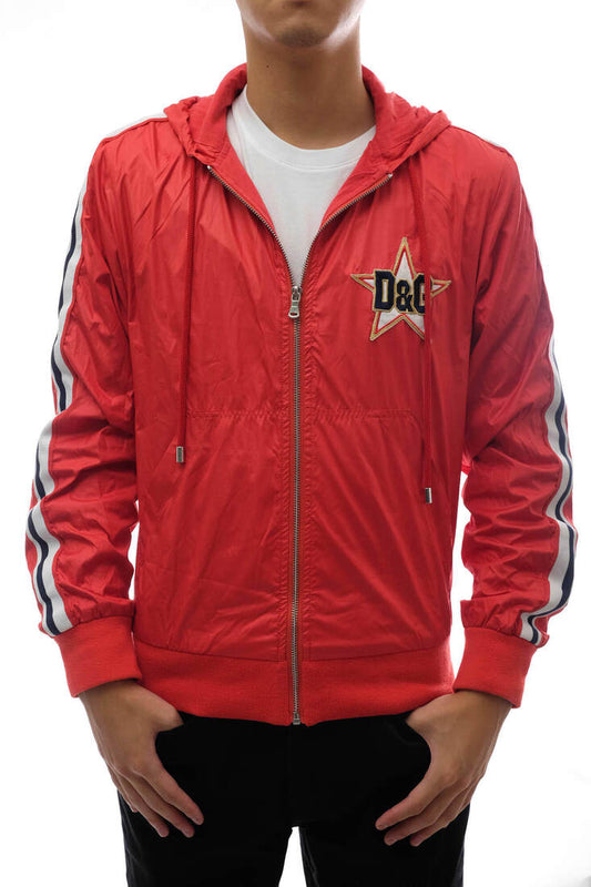 Dolce & Gabbana Red Boxing Polyester Jacket