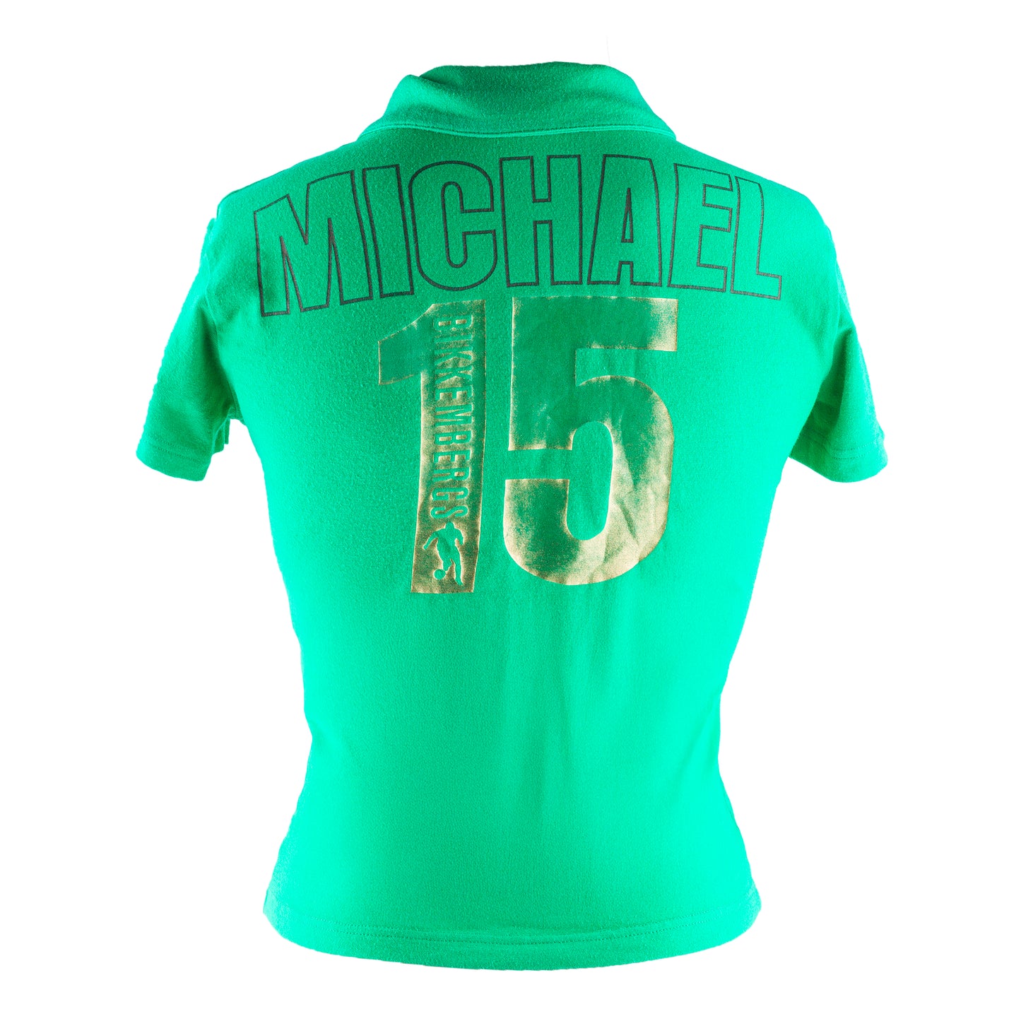 Dirk Bikkembergs Vintage Green Football Polo Shirt Top (S)