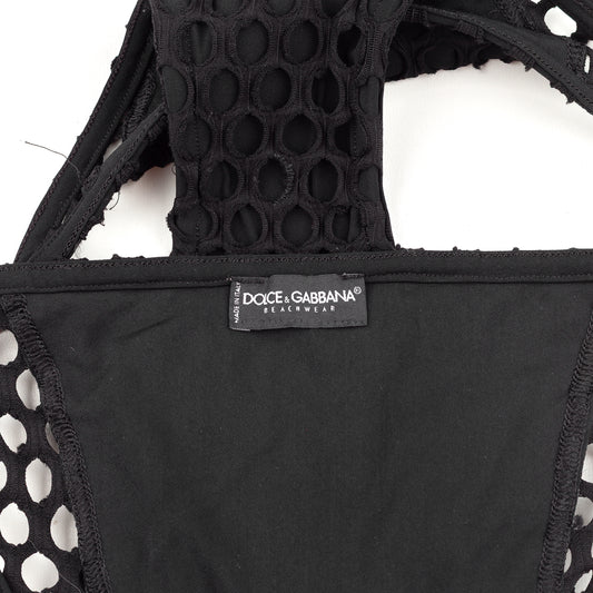 Dolce & Gabbana Black Net 2 Piece Bikini (M)