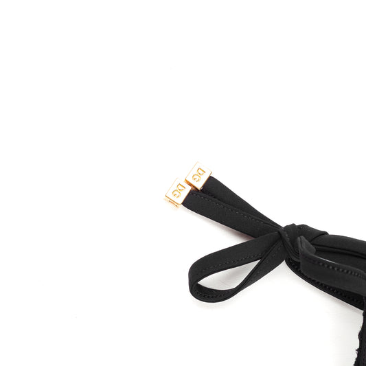 Dolce & Gabbana Black Net 2 Piece Bikini (M)