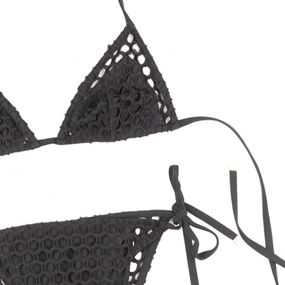 Dolce & Gabbana Black Net 2 Piece Bikini (M)