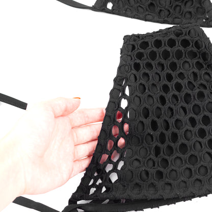 Dolce & Gabbana Black Net 2 Piece Bikini (M)
