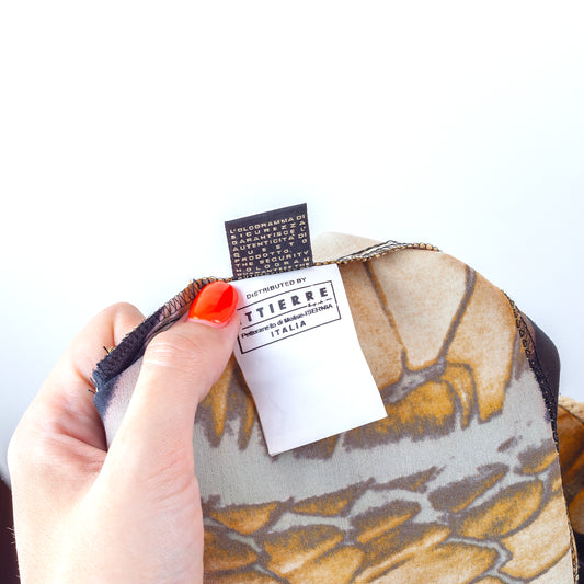 Just Cavalli Vintage Yellow Feathers Bustier (S)