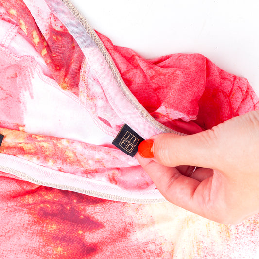 Just Cavalli Vintage Mermaid Pink Scales Loose Midi Skirt (M)