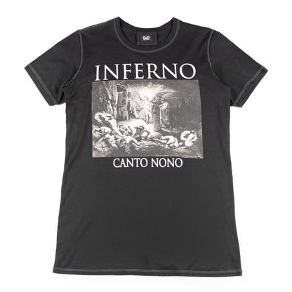 Dolce & Gabbana Inferno Canto Nono Gustave Doré Painting Black T-Shirt (M)