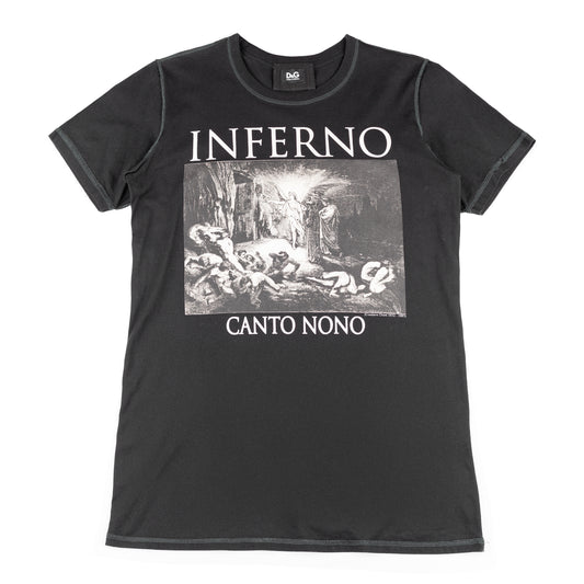 Dolce & Gabbana Inferno Canto Nono Gustave Doré Painting Black T-Shirt (M)