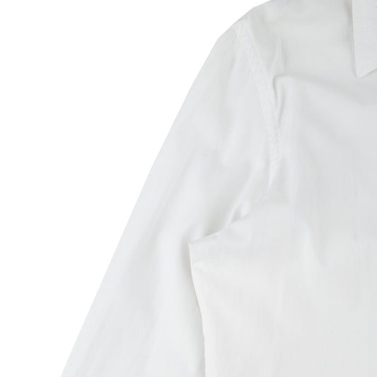 Jean Paul Gaultier Vintage White Shirt with Safety Pin Hook Closures (L)