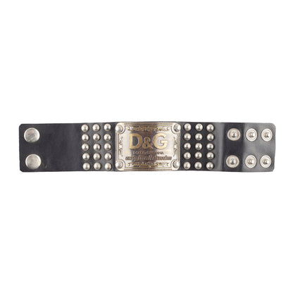 Dolce & Gabbana Vintage Studded Leather Bracelet  