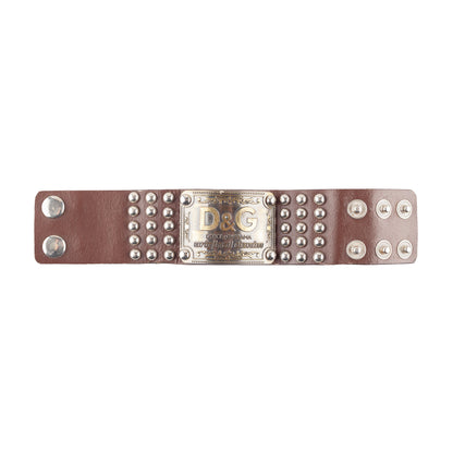 Dolce & Gabbana Vintage Studded Leather Bracelet  
