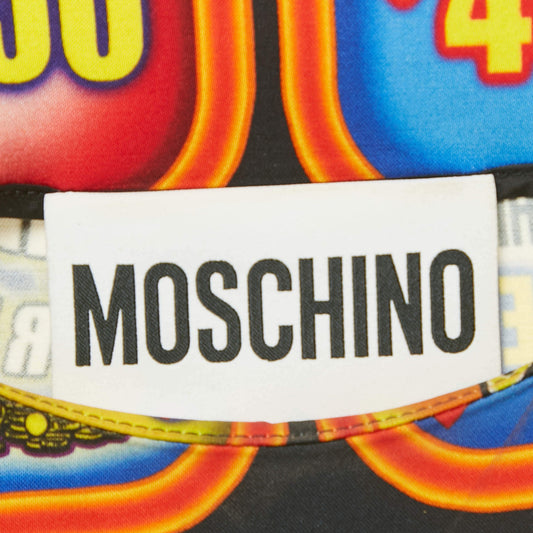 Moschino Couture AW 2019 "Good Luck Trolls" Printed Mini Dress