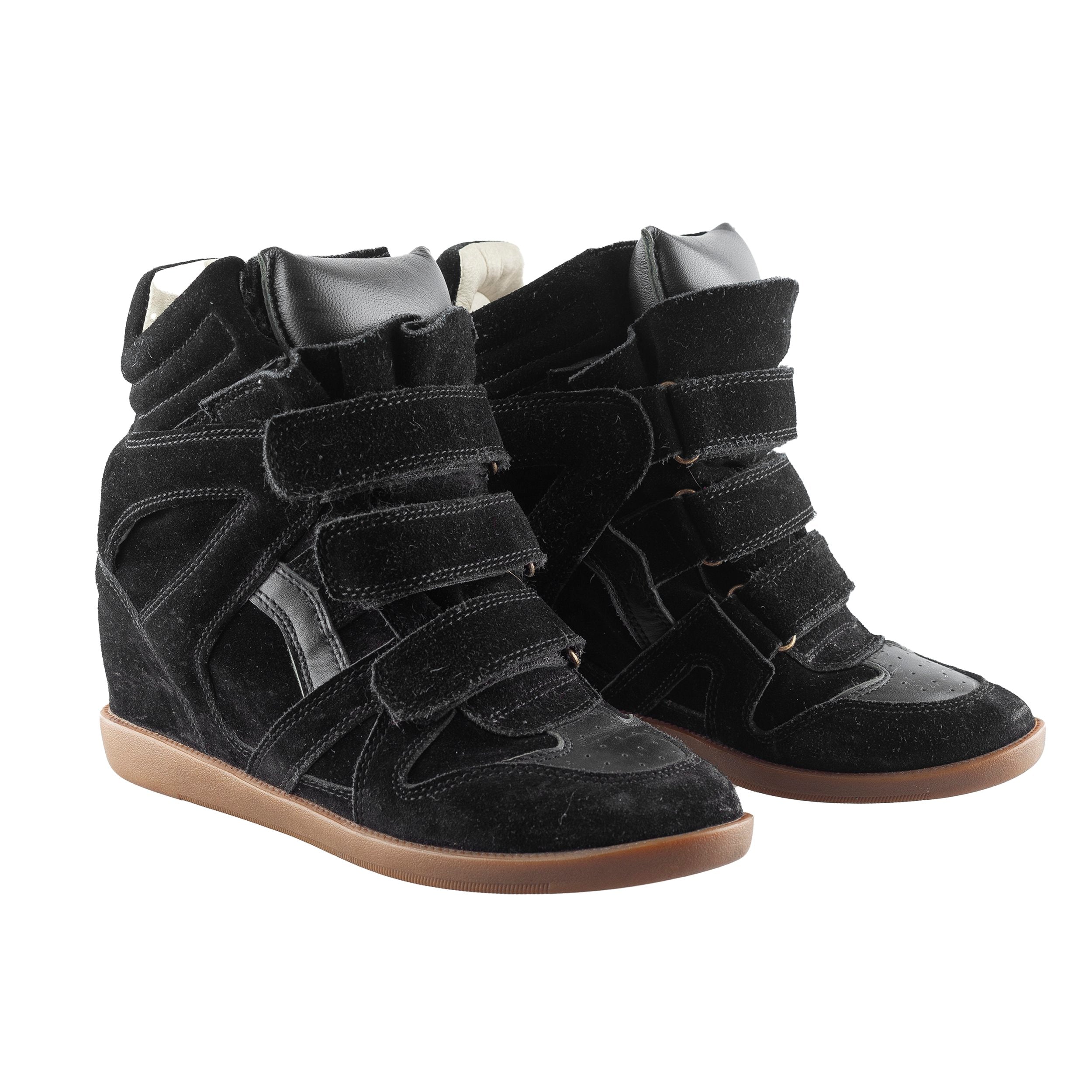 Isabel marant suede wedge sneakers on sale