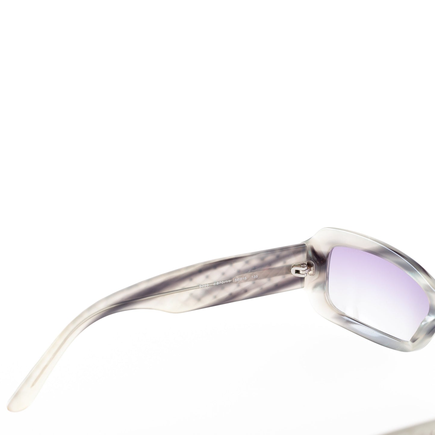 Chanel 5099 Marbled Grey Sunglasses.