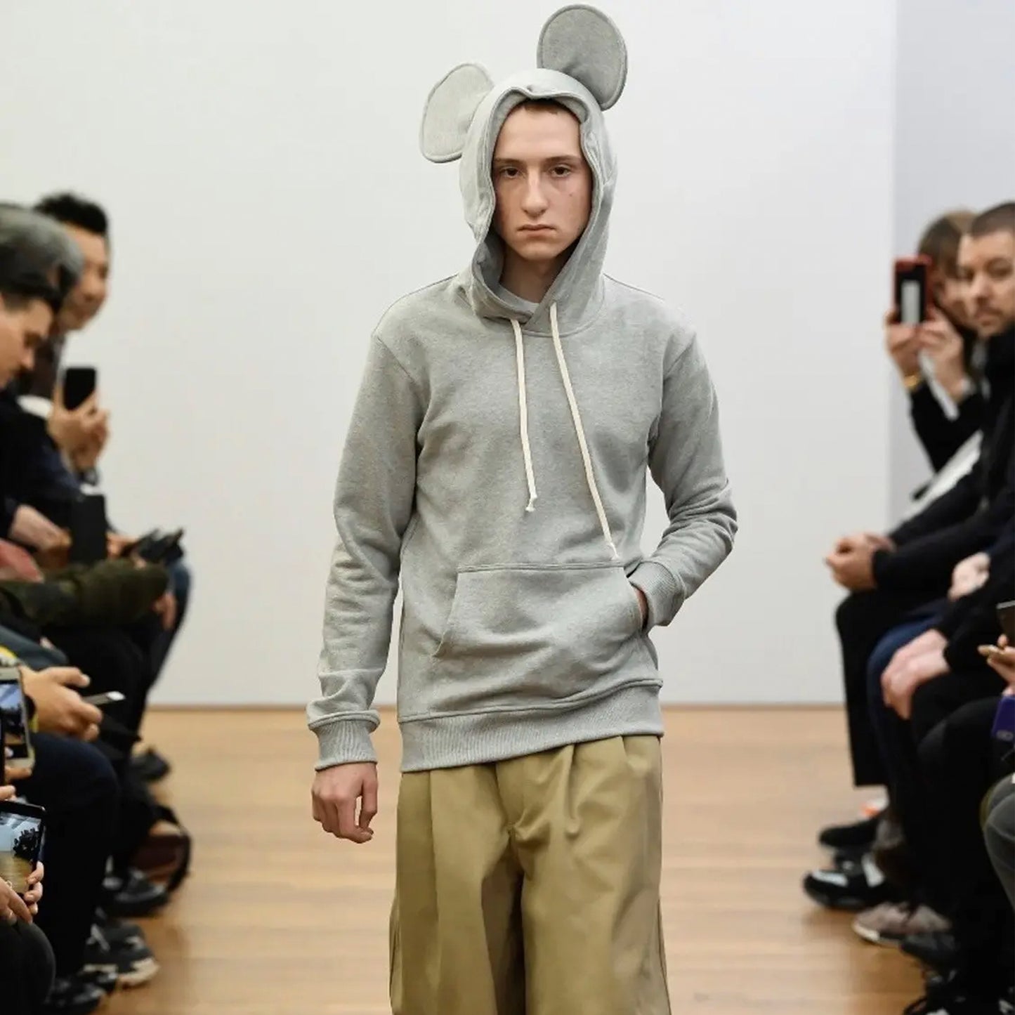 Comme des Garçons Shirt F/W 2018/19 Mouse Ears Hoodie (M)