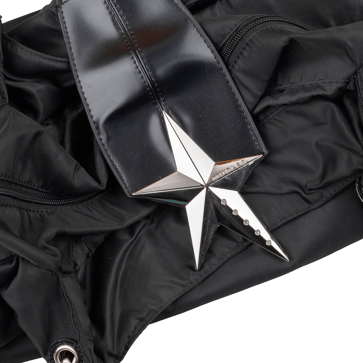 Thierry Mugler Nylon Black Bag