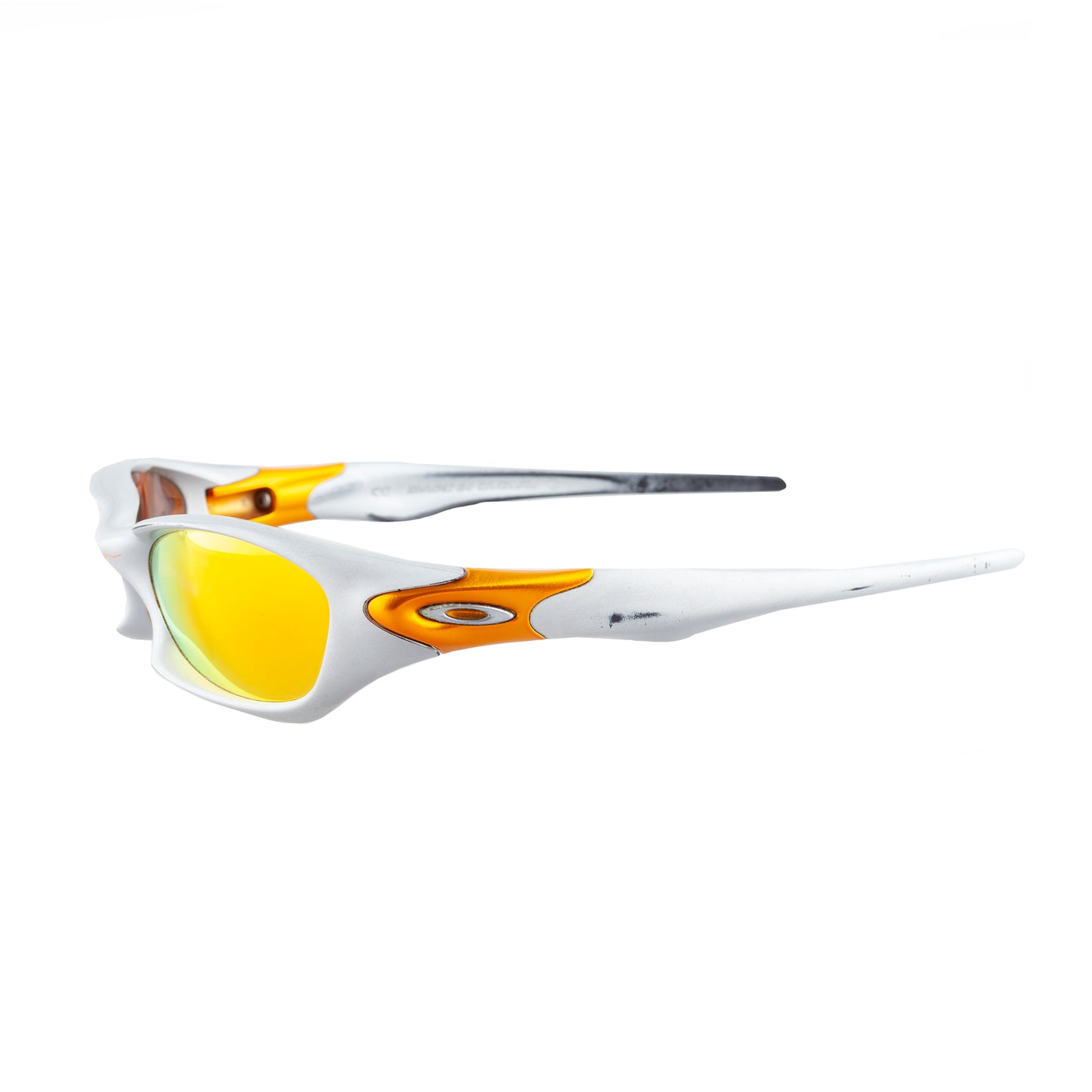 Oakley RARE 2003 Valve Silver Fire Lenses Vintage Sunglasses