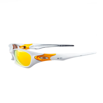 Oakley RARE 2003 Valve Silver Fire Lenses Vintage Sunglasses