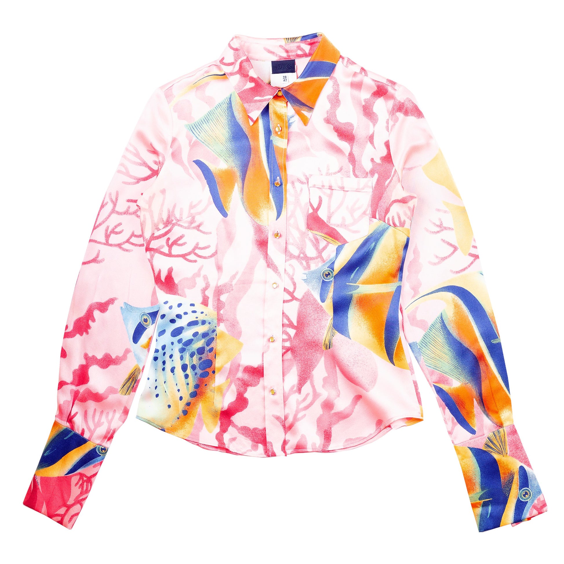 Dolce & Gabbana “Under The Sea” Pink Shirt