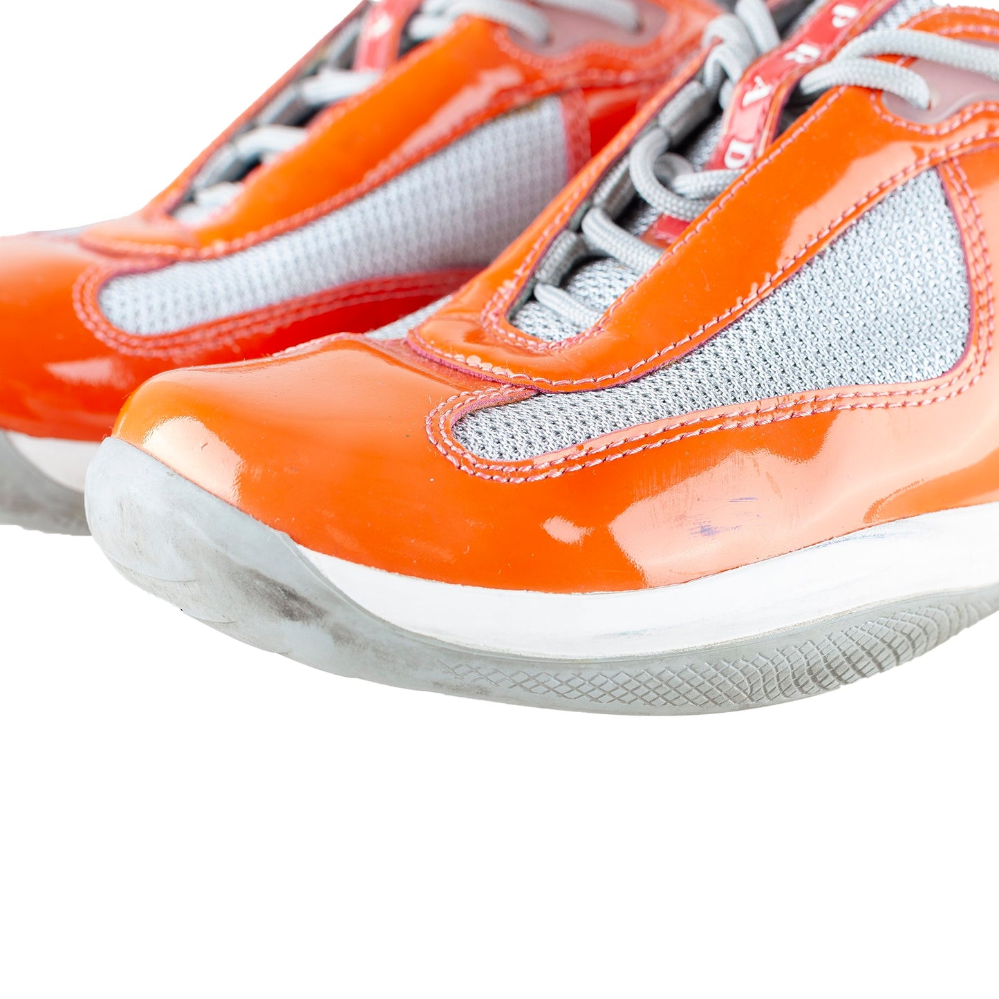 Prada America’s Cup Orange Sneakers (38 EU)