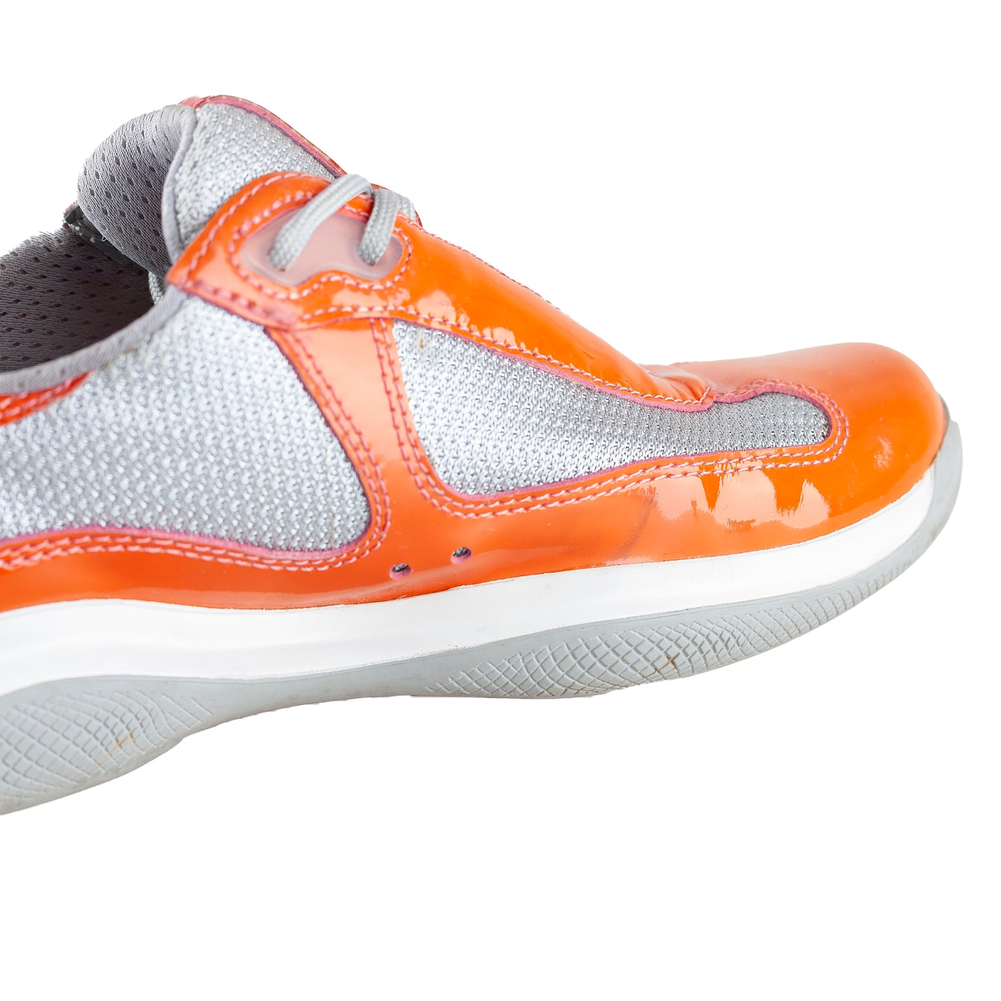 Prada America’s Cup Orange Sneakers (38 EU)