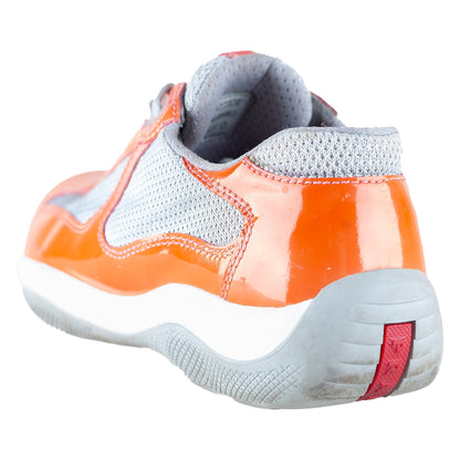 Prada America’s Cup Orange Sneakers (38 EU)