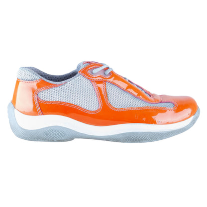 Prada America’s Cup Orange Sneakers (38 EU)