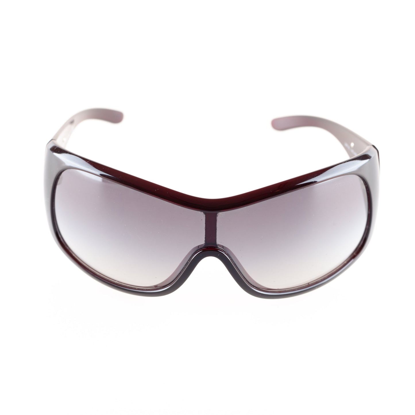 Prada SPR14L Triangle Logo Burgundy Sunglasses