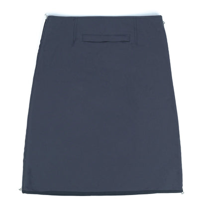 Prada Dark Grey Knee Length Skirt