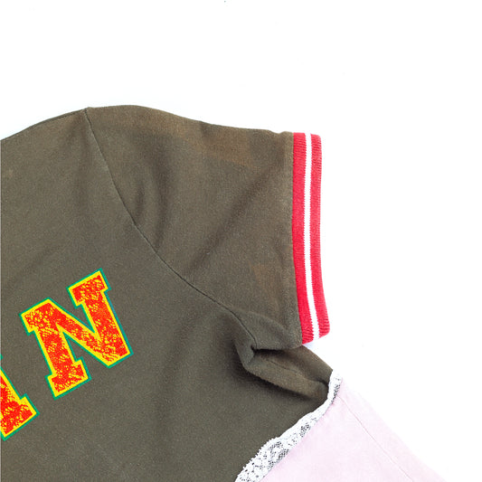 Dolce & Gabbana Vintage Splendor V Neck Lace Top (S)