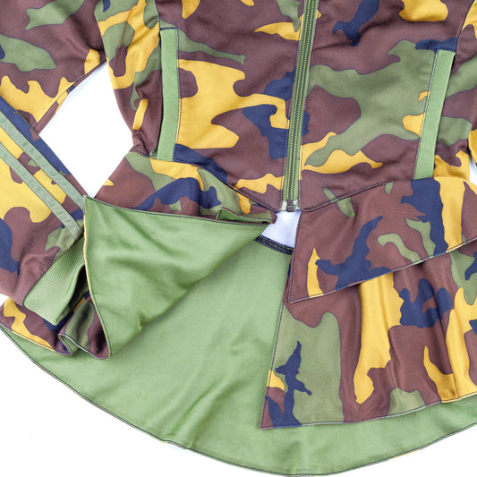 Adidas Originals x Jeremy Scott Peplum Camouflage Jacket (S)