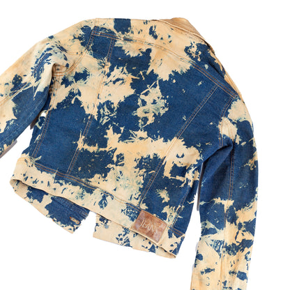 Plein Sud Bleached Acid Vintage Denim Jacket (M)