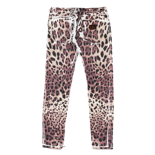 Dolce & Gabbana Cheetah Skinny Mid Rise Vintage Pants (S)