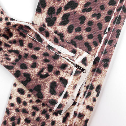 Dolce & Gabbana Cheetah Skinny Mid Rise Vintage Pants (S)