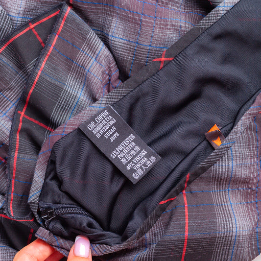 Cop Copine "Susan Jupe" Bubble Vintage Tartan Mini Skirt (M)