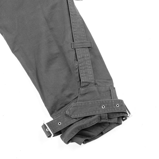 Versace Jeans Couture Black Capri Bondage Vintage Pants (XS)