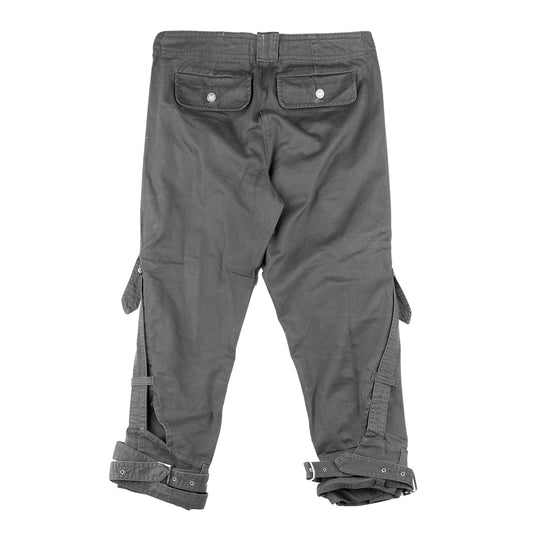 Versace Jeans Couture Black Capri Bondage Vintage Pants (XS)