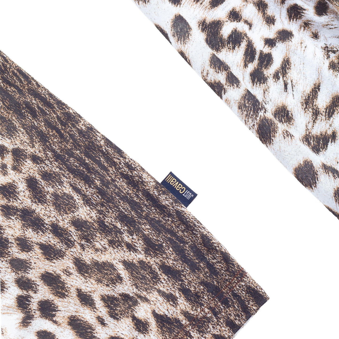 Just Cavalli Vintage Brown Cheetah Long Sleeve Top