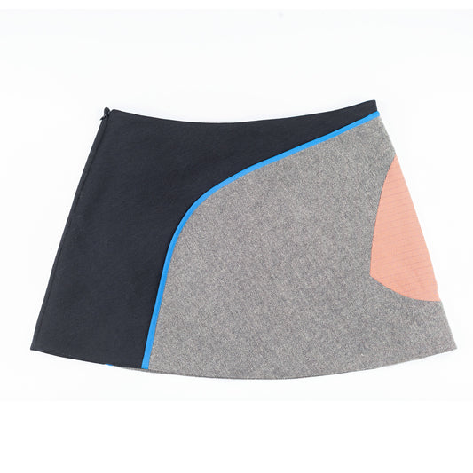 Marni Mini Block Wool Skirt  