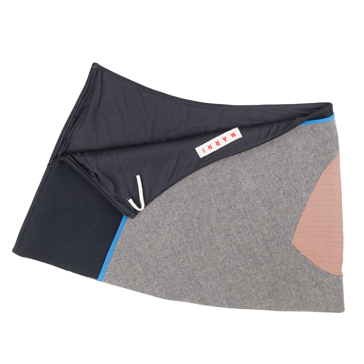 Marni Mini Block Wool Skirt