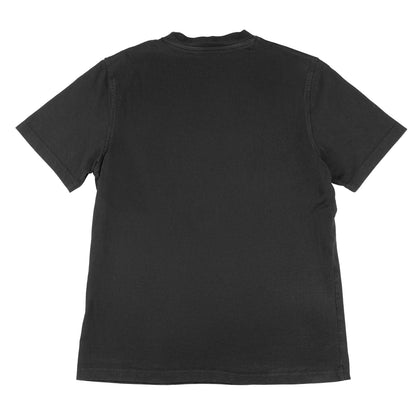 McQ McQueen Black Cotton T‑Shirt with Monster Eye Graphic  