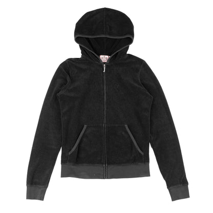 Juicy Couture Vintage Viva La Juicy Black Velour Jacket  