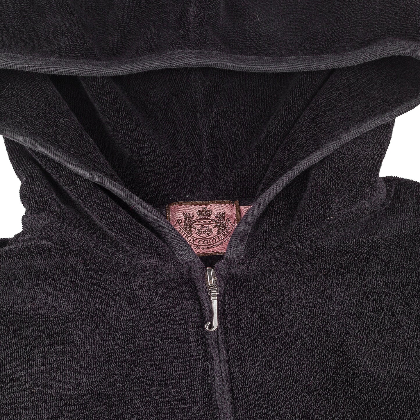 Juicy Couture Vintage Viva La Juicy Black Velour Jacket