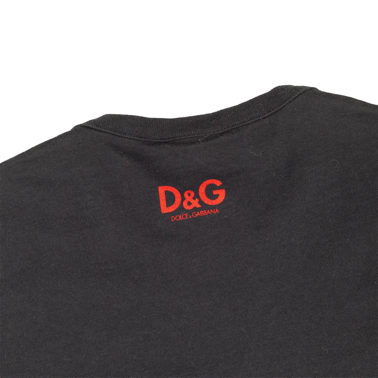 Dolce & Gabbana Vintage Night Safari Print Black T-Shirt