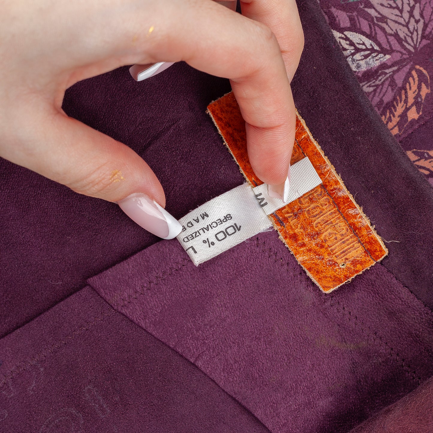 Roberto Cavalli Vintage Flora Suede Leather Boyfriend Jacket