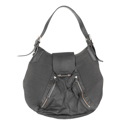 Diesel Vintage Black Biker Moto Bag  