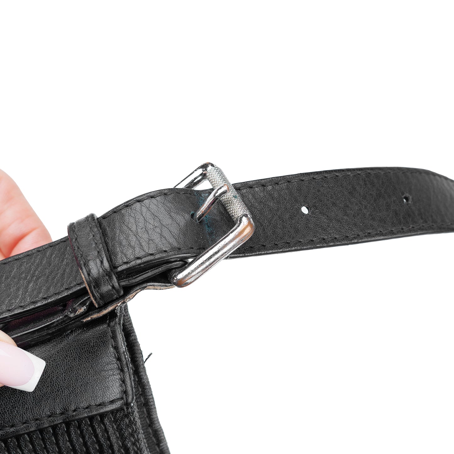 Diesel Vintage Black Biker Moto Bag